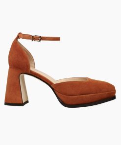 Pelle Moda - Delores Platform - Caramel Brown